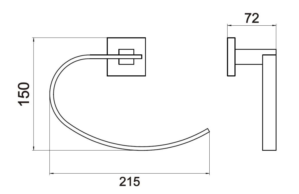 Полотенцедержатель Savol S-06563C, бронза, артикул S-06563C