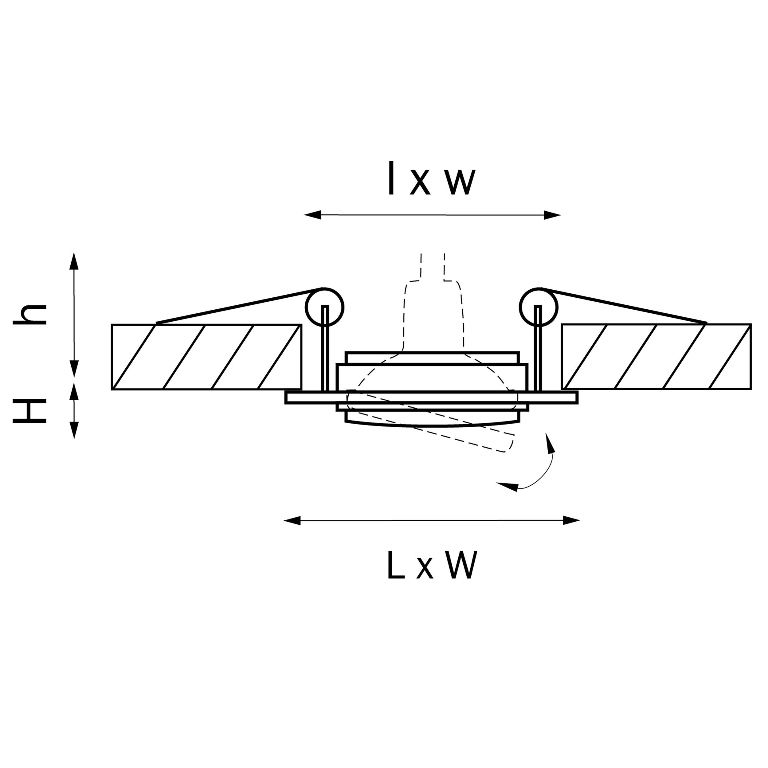 Светильник точечный встраиваемый декоративный под заменяемые галогенные или LED лампы Singo Lightstar 011621