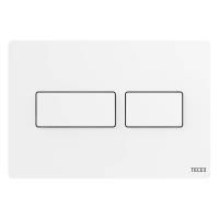TECEsolid. Панель смыва, металл, белая матовая