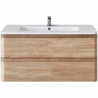 Тумба под раковину Vincea Alba VMC-1A100WO подвесная W.Oak