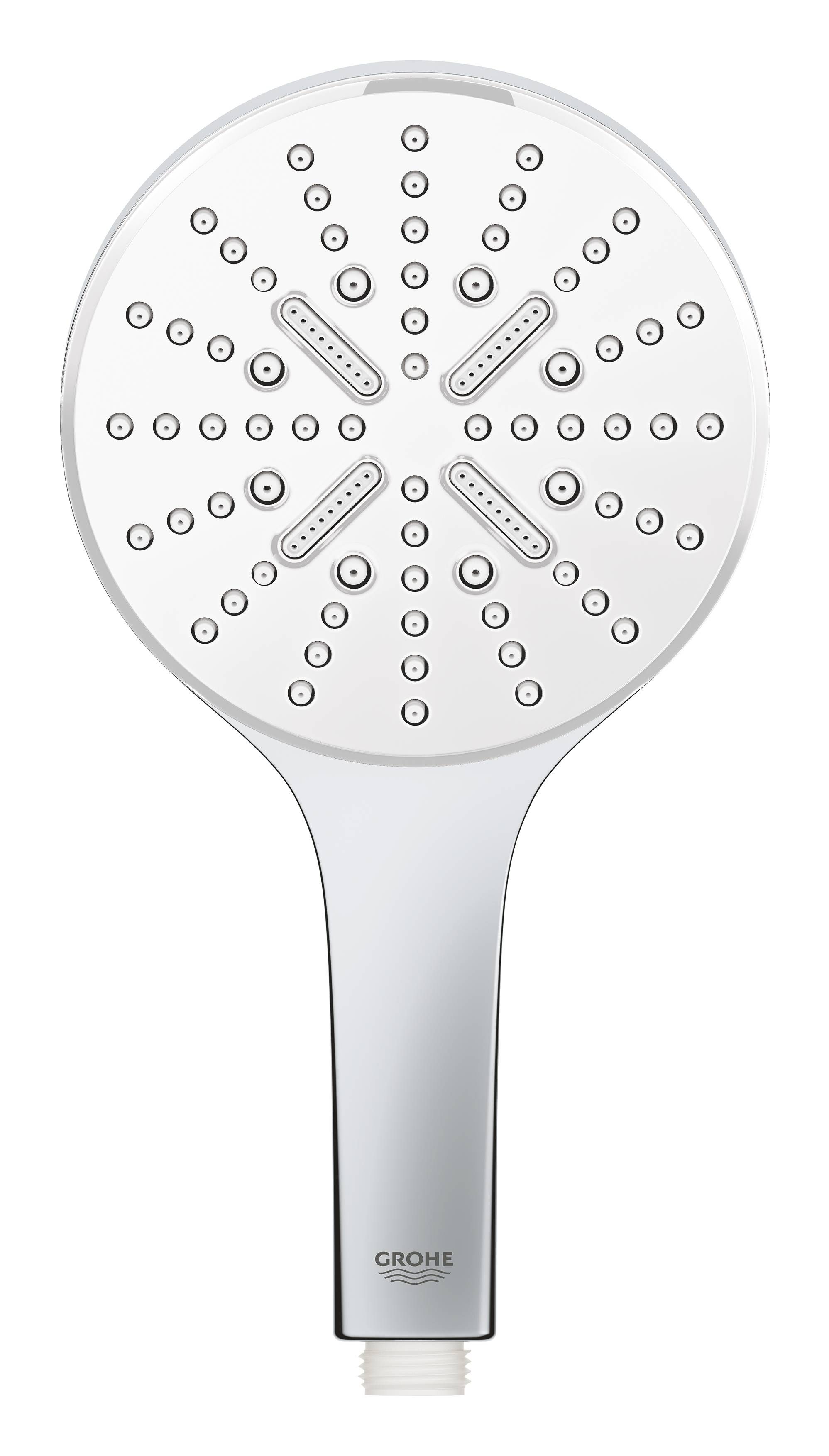Ручной душ GROHE Rainshower SmartActive 130, 3 вида струй, белая луна (26574LS0)