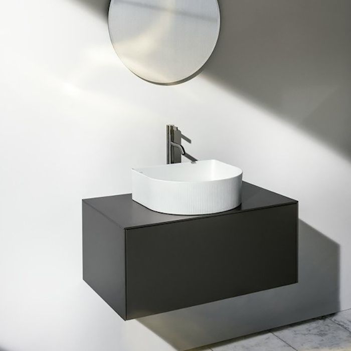 Laufen Sonar Раковина 410x365х130мм без перелива, без отв. под смеситель, с текстурой, цвет: белый глянец