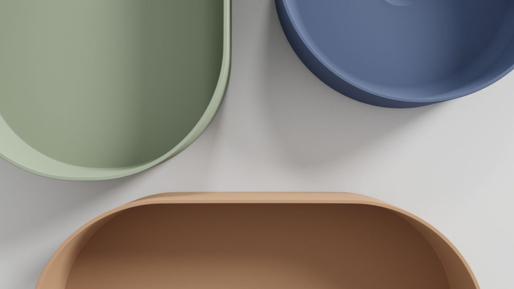 Zenon Esla, накладная раковина закругленной формы, 58,5х36,3х11,2 см, цвет белый матовый, артикул 4000.000.000.000.09342