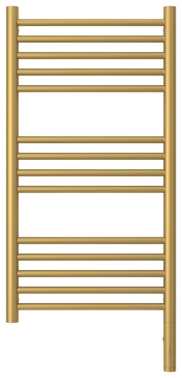 Полотенцесушитель электрический "БОГЕМА 3.0" прямая 800х400 / МЭМ правый (Матовое золото)