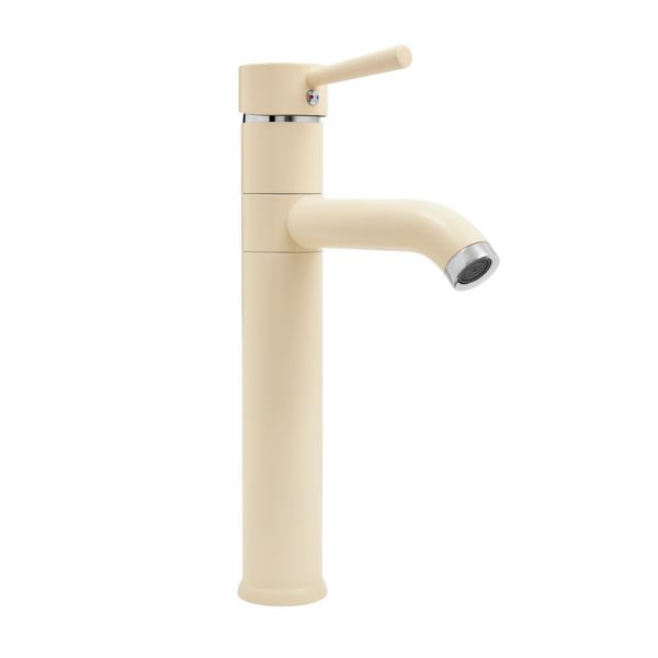 Смеситель для раковины Славен СЛ-ОД-Д83, кремовый