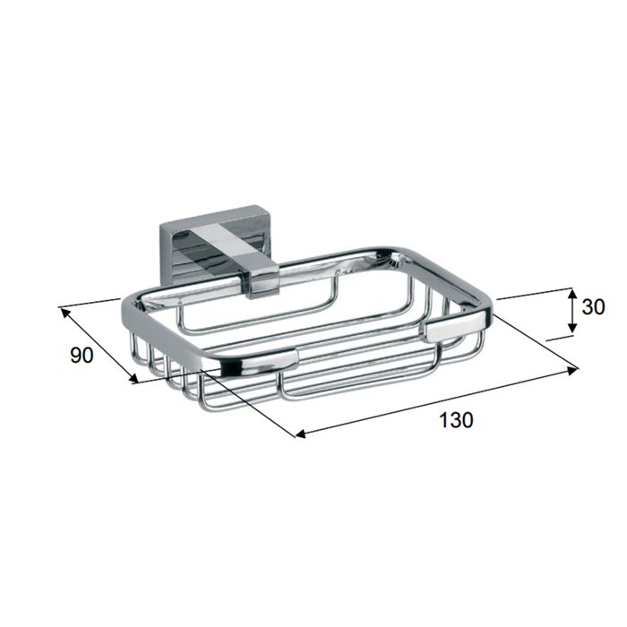 Daniel N.Y.C. Мыльница решетка/ хром