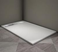 Душевой поддон Veconi Tezeo stone TZ-07, 1400x900x30, искусственный камень, белый