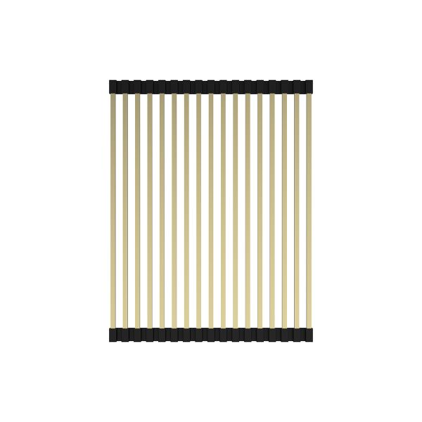 Ролл-матт универсальный Lemark для моек с глубиной чаши до 420 мм цвет: светлое золото (9958168)