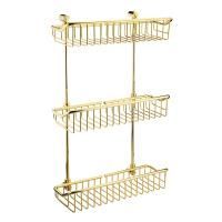 COMPLEMENTI Решетка большая тройная L40xP15xH60 см., золото