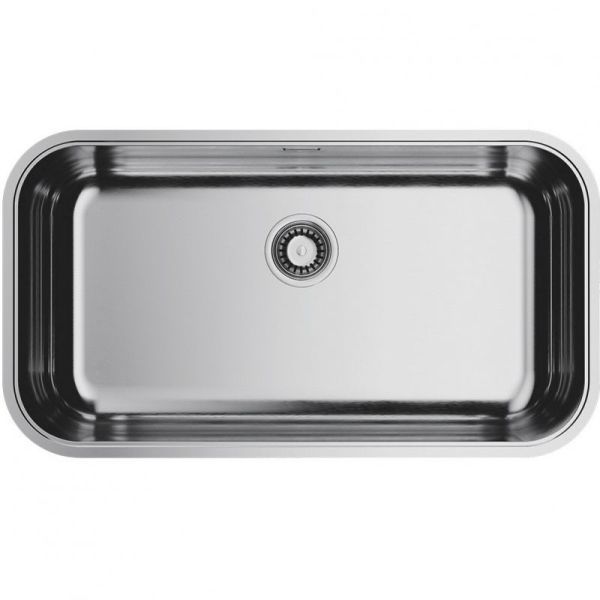 Мойка, OMOIKIRI, Omi, ширина, мм-765, глубина, мм-457, высота, мм-210, тип установки-встраиваемый, отверстия для смесителя-отсутствуют, с переливом, сифон и донный клапан в комплект, материал-нержавеющая сталь, крепления в комплекте, цвет-нержавеющая стал