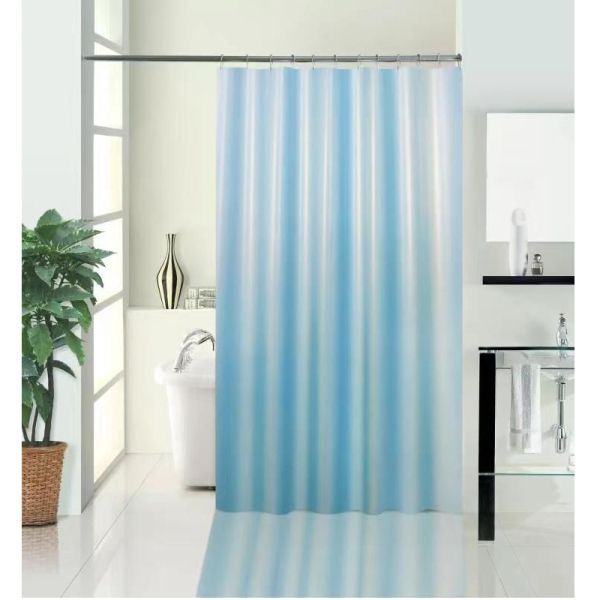 Штора для ванной комнаты Savol S-MTX1818B, голубой