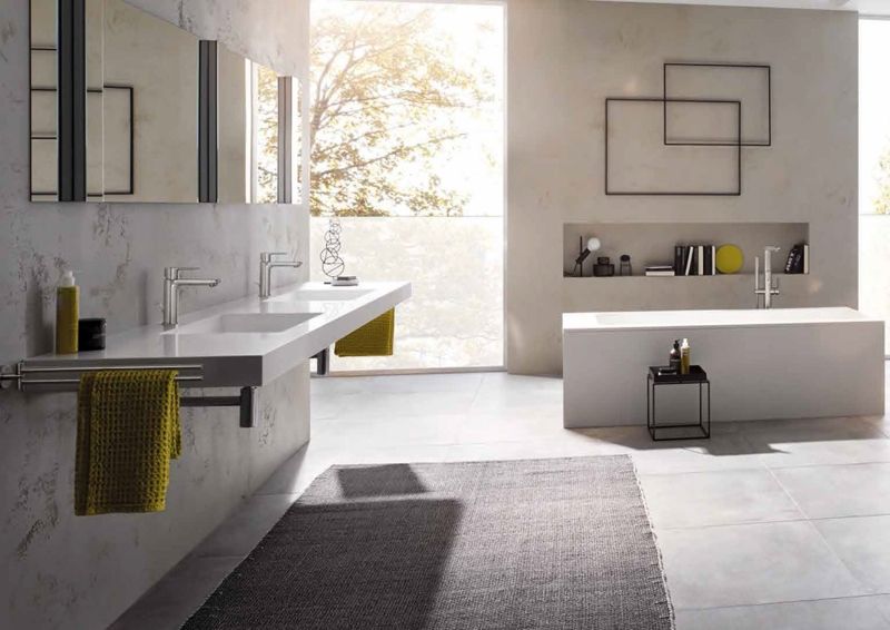 Смеситель для раковины GROHE Lineare New с донным клапаном, хром (32114001)