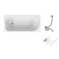 W75A-170-070W-KL Sense Ванна 170x70, каркас, слив-перелив, комплект W75A-170-070W-KL Sense Ванна 170x70, каркас, слив-перелив, комплект