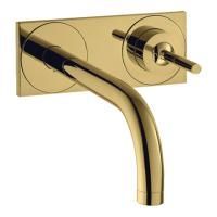 AX Uno² Смеситель для раковины , цвет полированное золото AX Uno² Смеситель для раковины , цвет полированное золото