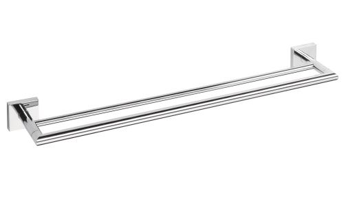 Полотенцедержатель Beta двойной  650x55x110мм, хром