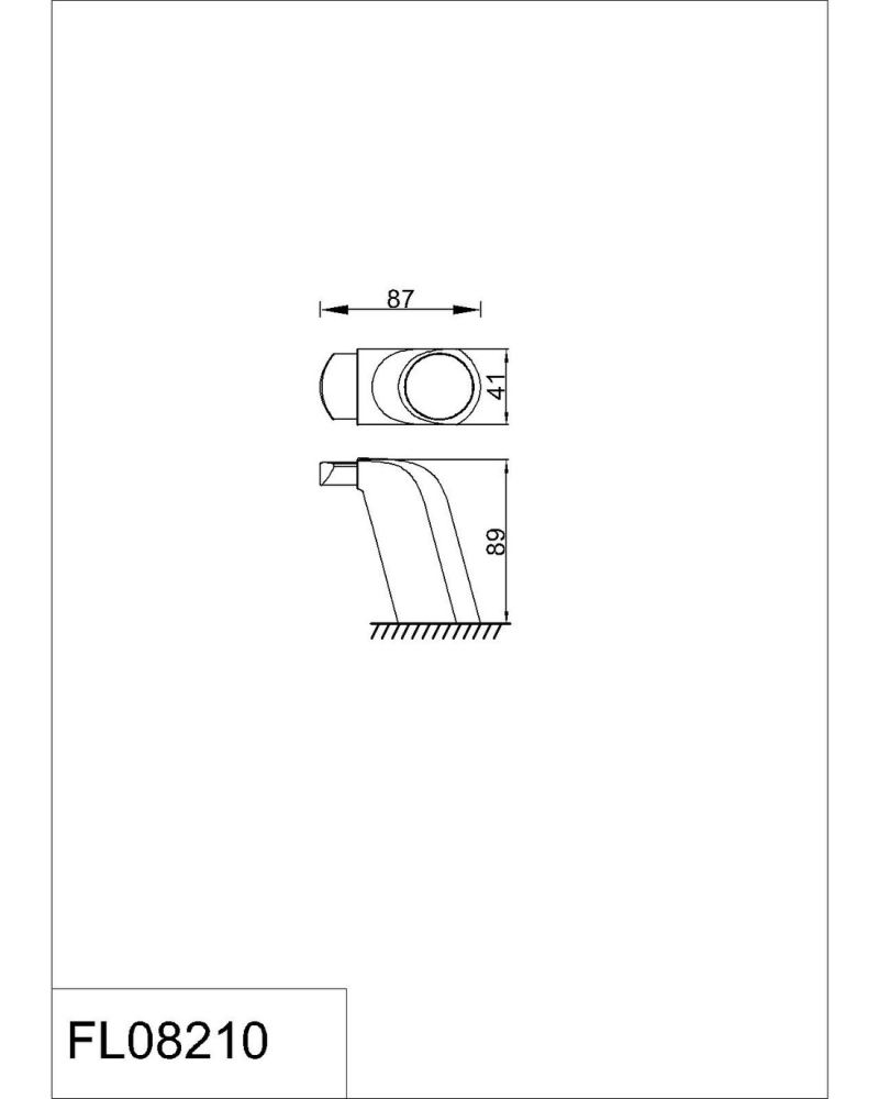 Крючок одинарный RUSH Flores (FL08210), артикул FL08210