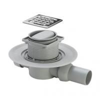 Трап, Viega, Advantix, ширина, мм-275, длина, мм-220, высота, мм-155, вид затвора-сухой, пропускная способность, л/сек-0.45, сифон-есть, декоративная решетка-есть, материал-нержавеющая сталь, цвет-хром