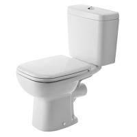 Duravit D-Code Бачок с механизмом двойного смыва, хром, 6/3 л для подключения снизу слева, 385x170мм, Цвет: Белый
