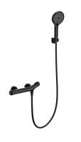 Смеситель для душа с термостатом WONZON & WOGHAND T-1000, Черный матовый (WW-B2057-A-MB)