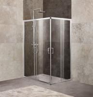Душевой уголок BelBagno UNIQUE-AH-2-100/115-75/90-P-Cr