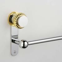 THG DIPLOMATE ROPED RINGS Полотенцедержатель 450 мм., цвет хром/золото THG DIPLOMATE ROPED RINGS Полотенцедержатель 450 мм., цвет хром/золото