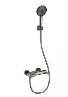 Смеситель для душа с встроенным изливом WONZON & WOGHAND MUSE Corno, Темный графит (WW-A30902-BGG) Смеситель для душа с встроенным изливом WONZON & WOGHAND MUSE Corno, Темный графит (WW-A30902-BGG)