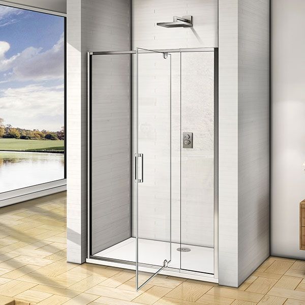 Душевая дверь в нишу Good Door Orion WTW-PD-140 140 профиль Хром стекло прозрачное Душевая дверь в нишу Good Door Orion WTW-PD-140 140 профиль Хром стекло прозрачное