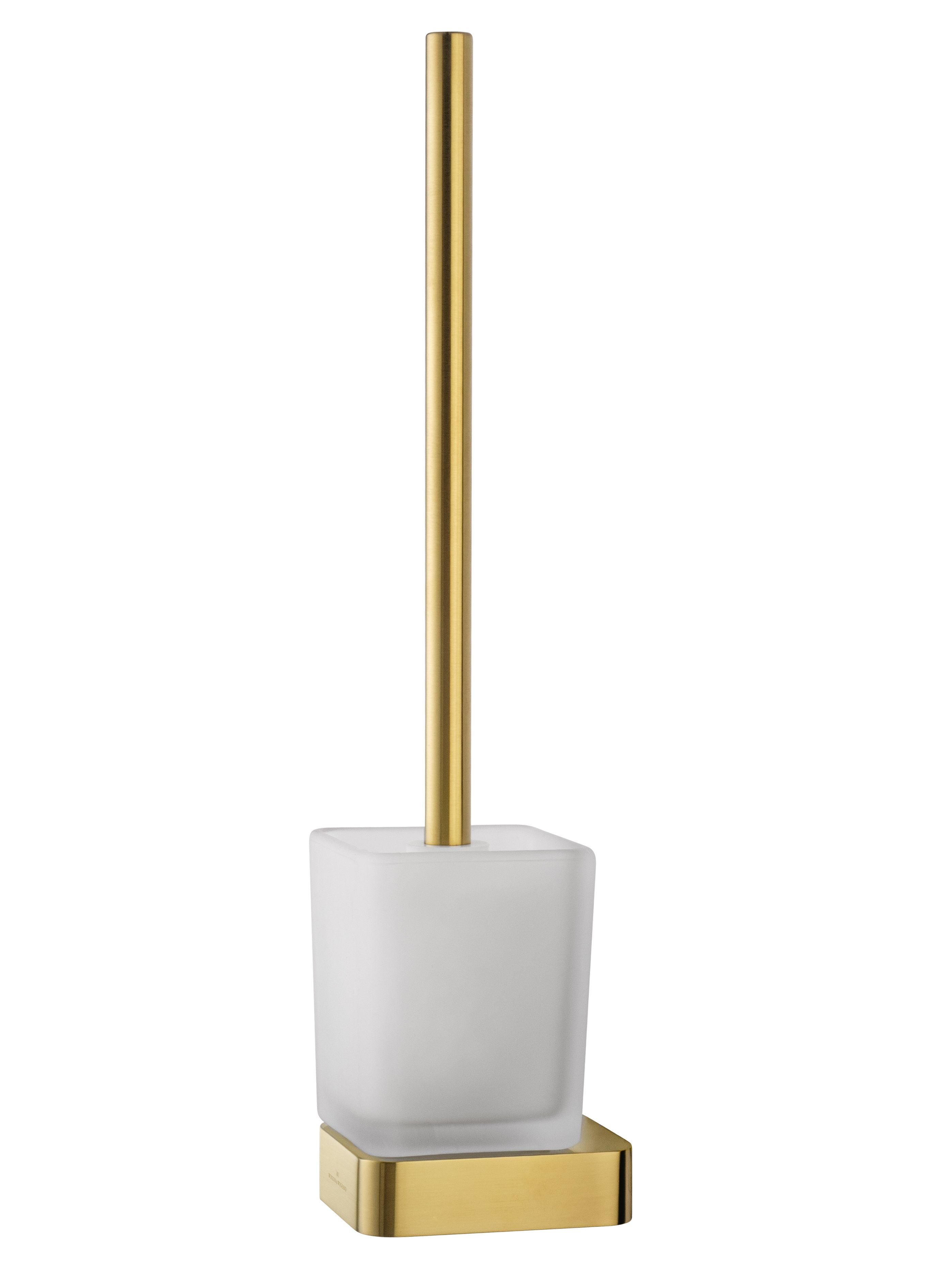 Туалетный ершик в комплекте WONZON & WOGHAND LOTTE, Брашированное золото (WW-8329-BG)