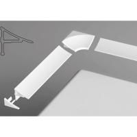 B460000001 Комплект для декоративной планки 11: Набор (2 заглушки + 2 угловых соединения), белый, шт