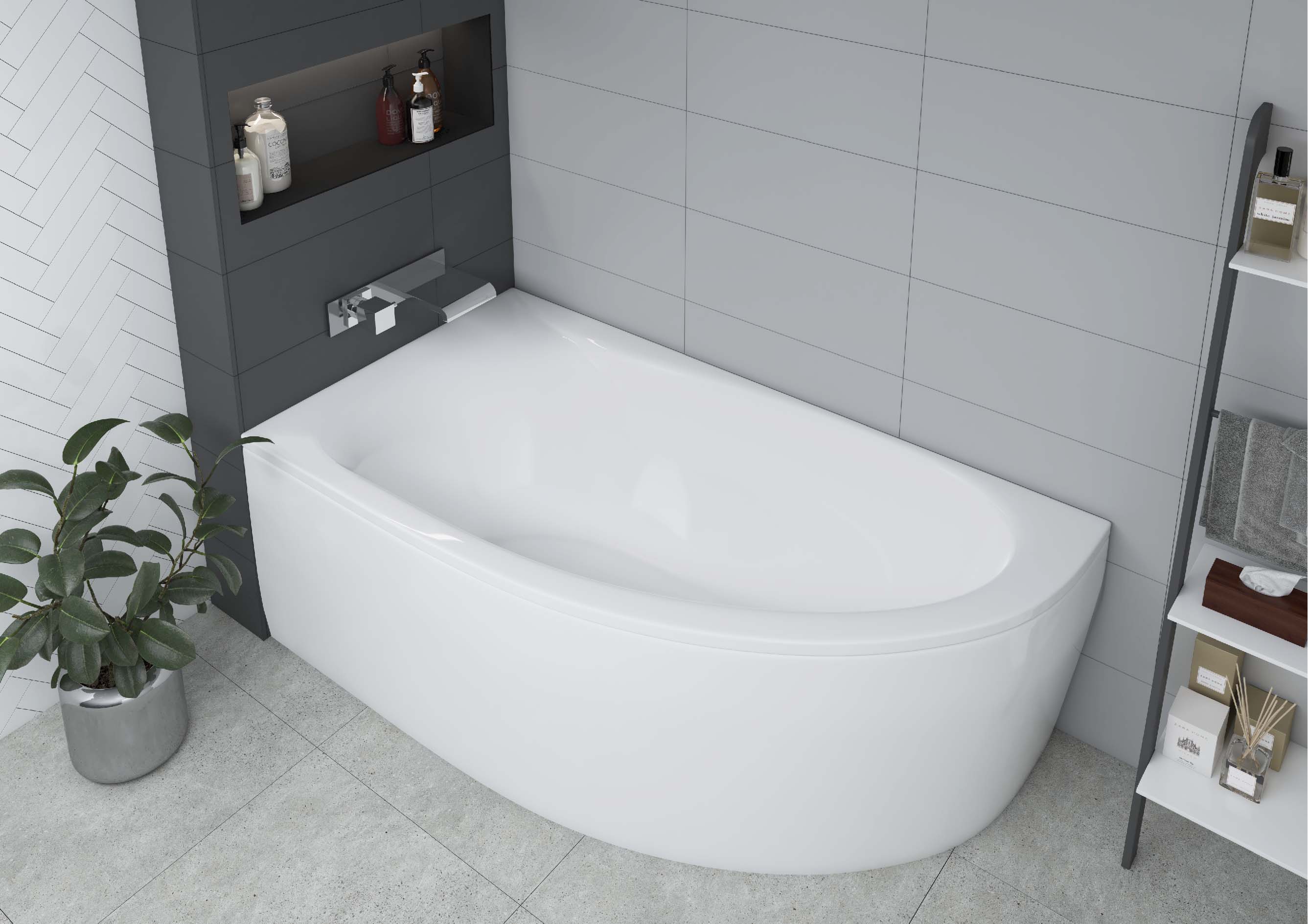 Ванна Дива 160*90 левая Ванна Дива 160*90 левая