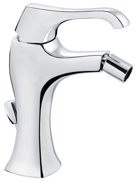 Emmevi Ares, однорычажный смеситель для биде с донным клапаном, цвет зачищенное золото