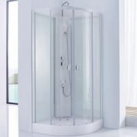 Душевая кабина SSWW W0914 90x90 профиль Белый матовый задние стенки прозрачные Душевая кабина SSWW W0914 90x90 профиль Белый матовый задние стенки прозрачные