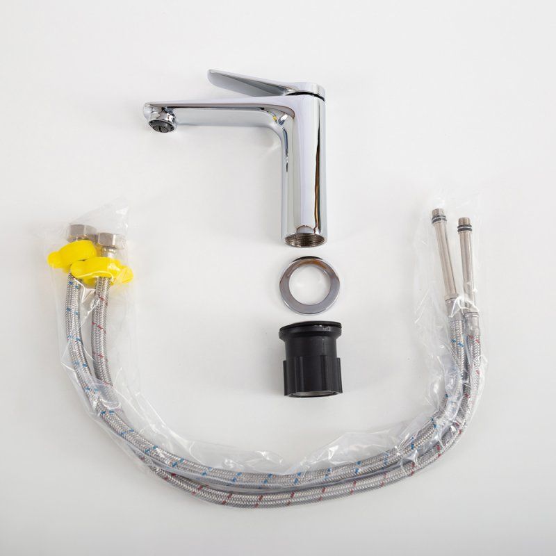 UNIQUE Смеситель для раковины без донного клапана, хром UNIQUE-LVM-CRM-W0, артикул UNIQUE-LVM-CRM-W0