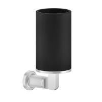 GESSI INCISO Стакан настенный, цвет: черный/хром