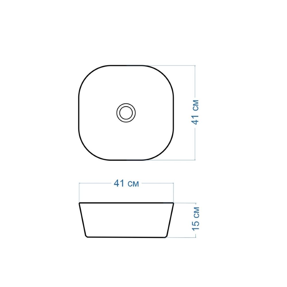Раковина чаша Maretti FL13NS27-844, белая, артикул FL13NS27-844