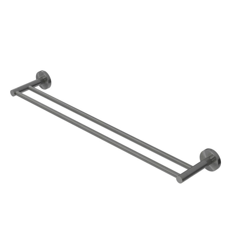 RELAX-THD-65-NOP Полотенцедержатель двойной 65,5 см, исполнение черный матовый, артикул RELAX-THD-65-NOP