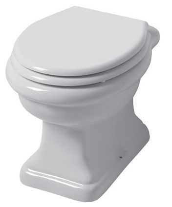 Disegno ceramica Paolina, напольный унитаз 56,5 см, выход в стену, цвет белый глянцевый