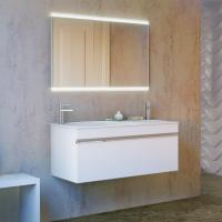 Тумба под раковину Raval Hotte 100 подвесная Белая