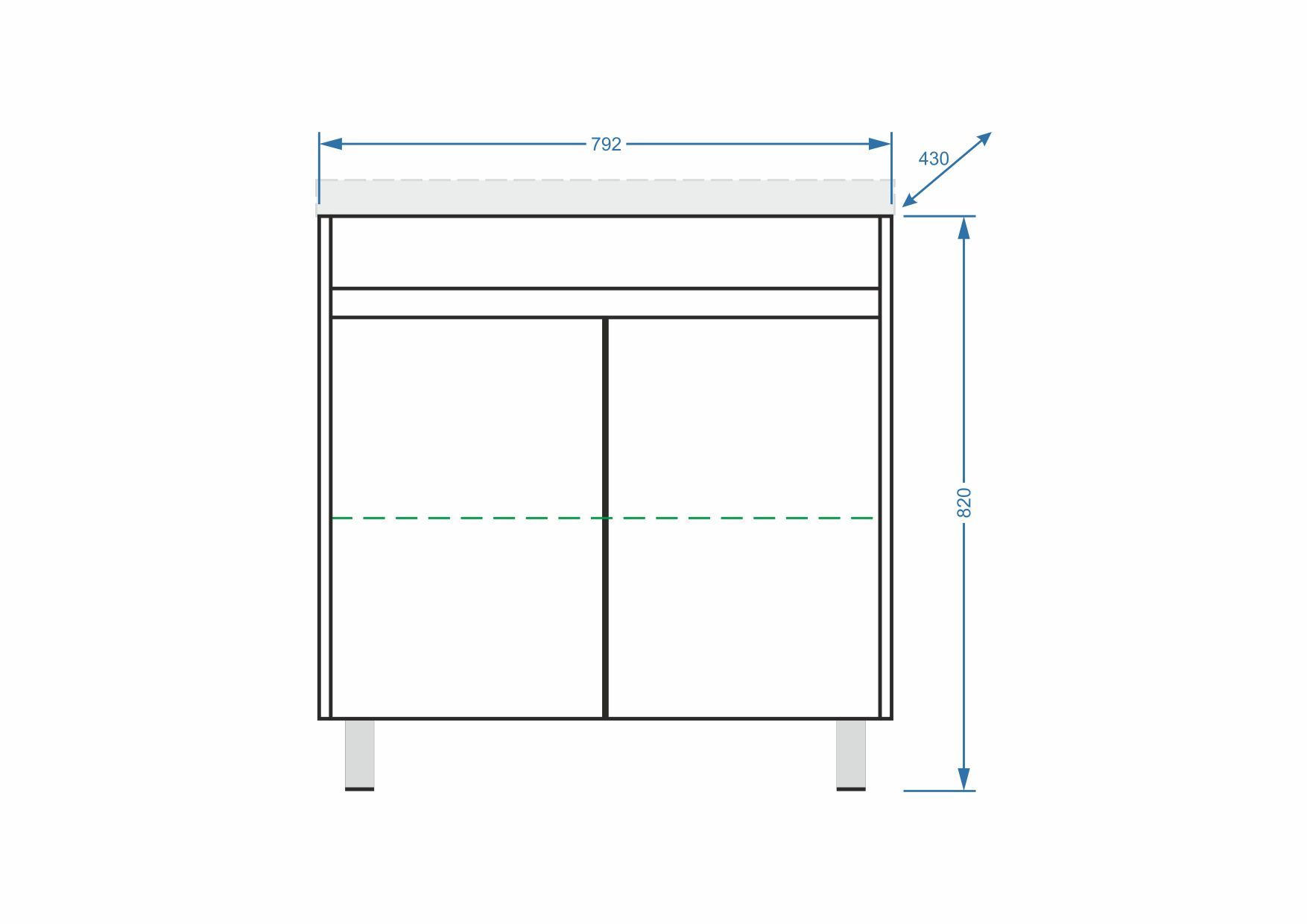 Тумба напольная "Фаворита 80", Сомо 80