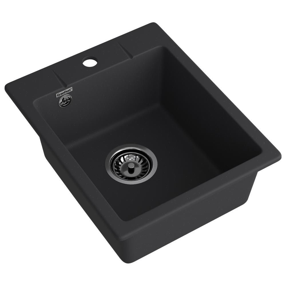 Кухонная мойка GranFest URBAN 240, черный, артикул 240 черный