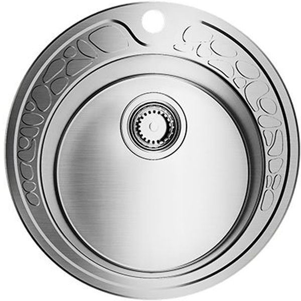 Мойка, OMOIKIRI, Tovada, ширина, мм-490, глубина, мм-490, высота, мм-180, тип установки-встраиваемый, отверстия для смесителя-1, с переливом, сифон и донный клапан в комплекте, материал-Artgranit, крепления в комплекте, цвет-нержавеющая сталь