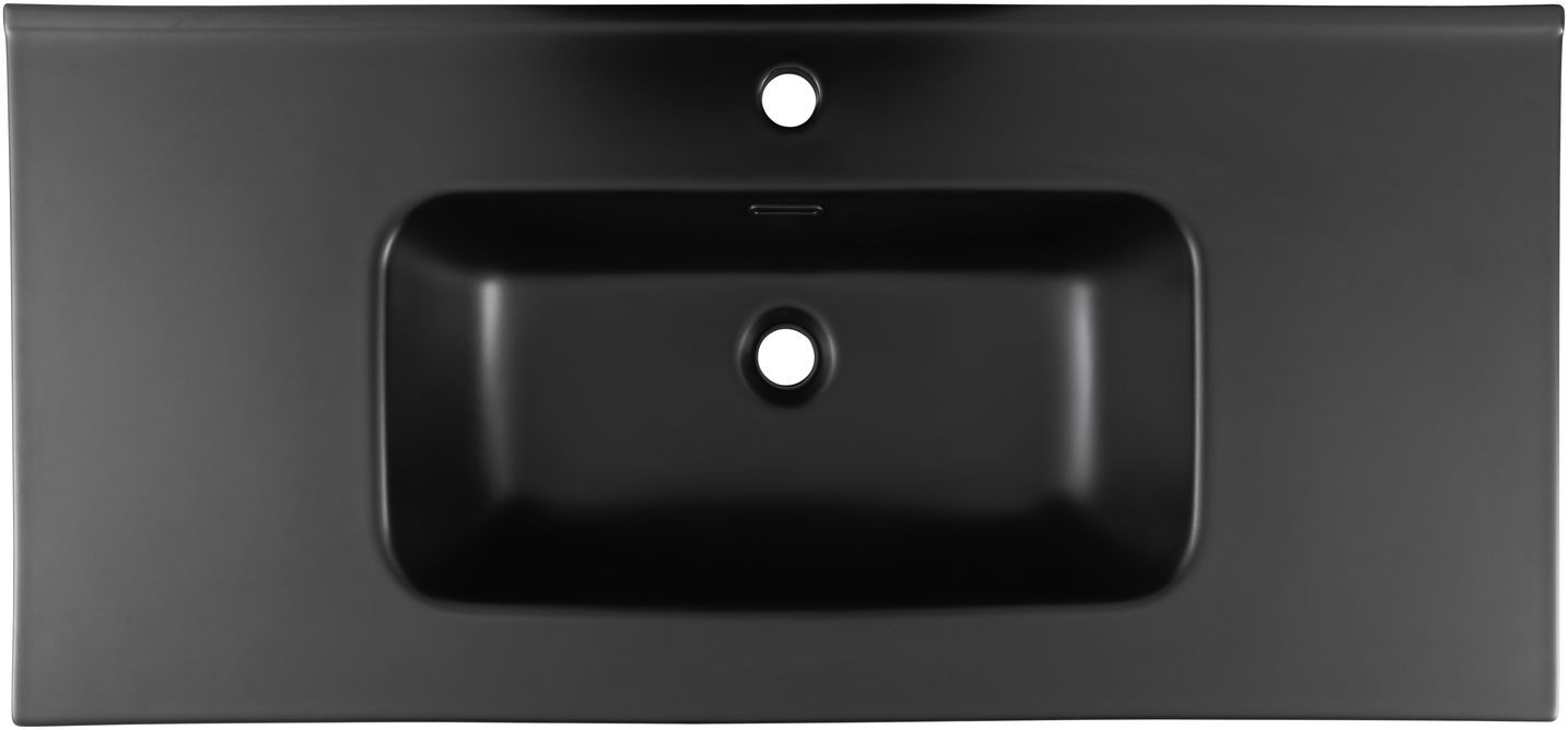 Раковина Aquanet Flat 100 черная матовая Раковина Aquanet Flat 100 черная матовая