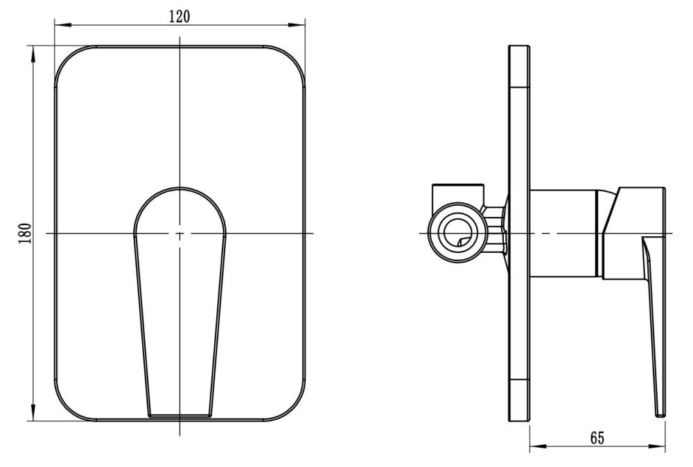 Смеситель для душа ESKO Budapest BT83-2