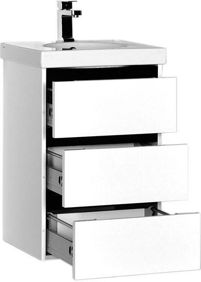 Тумба с раковиной De Aqua Ариетта 50 белый Тумба с раковиной De Aqua Ариетта 50 белый