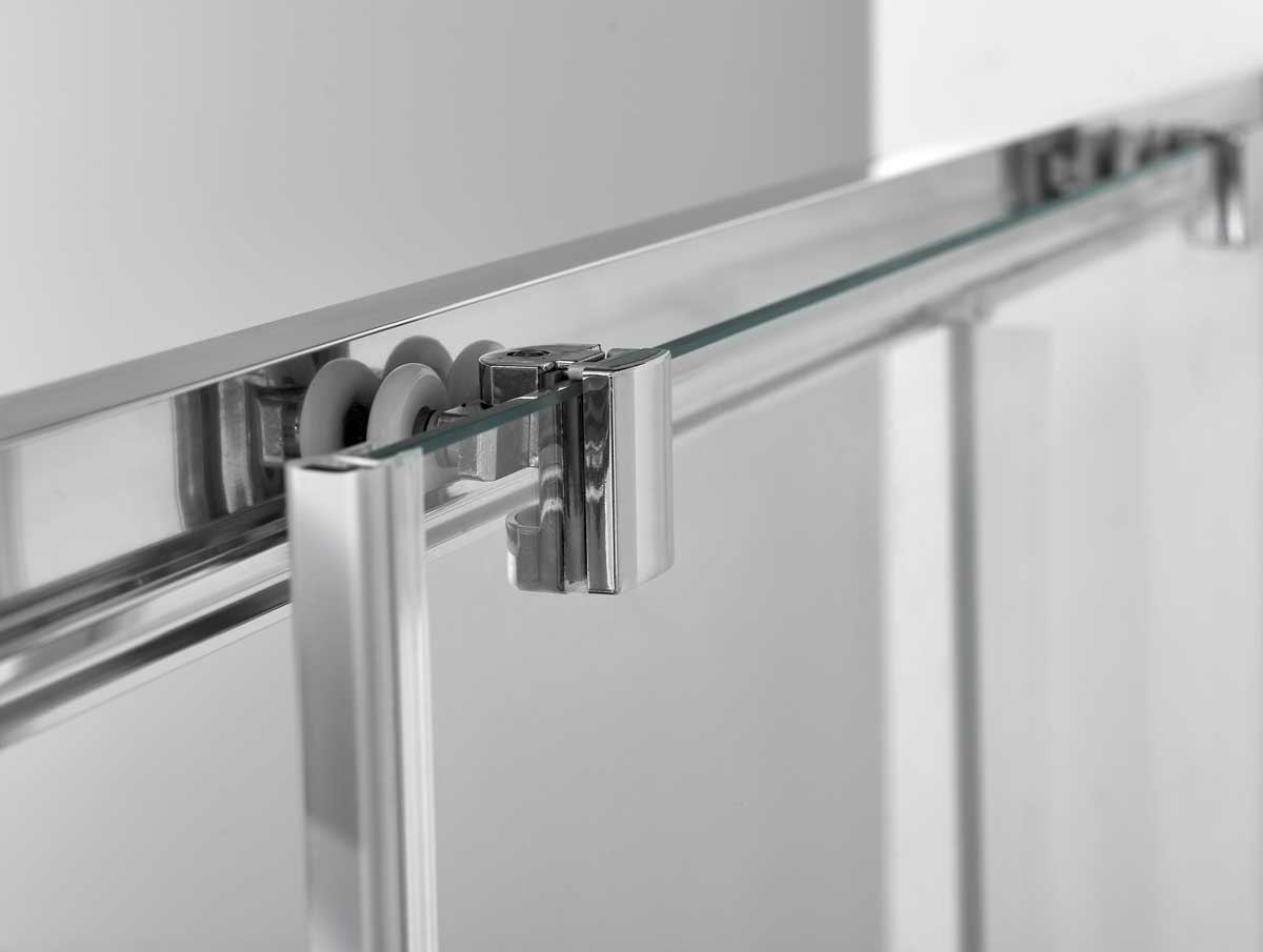 Душевая дверь Alpha VDS-3AL120MT, 1200, хром, стекло текстурное