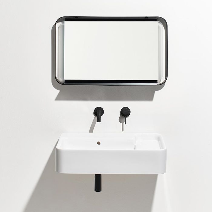 SIMAS HOP  Раковина чаша подвесная 80x50xh18 см, без отв. для смесителя,  цвет белый