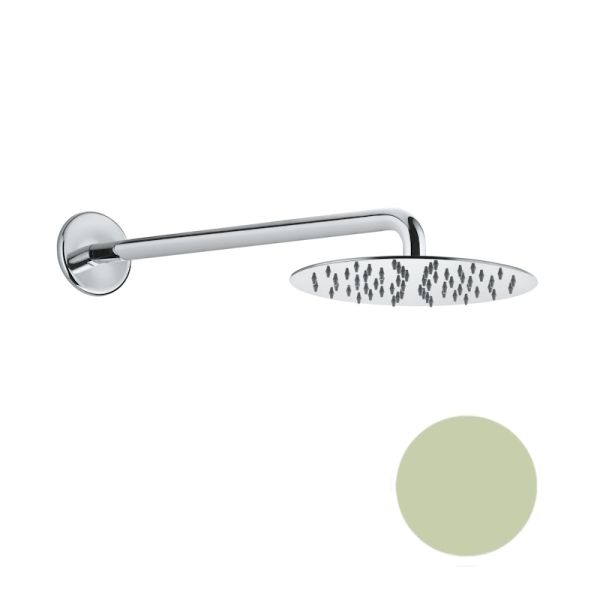 Верхний душ ультратонкий с кронштейном Fiore 30LI8630, лайм