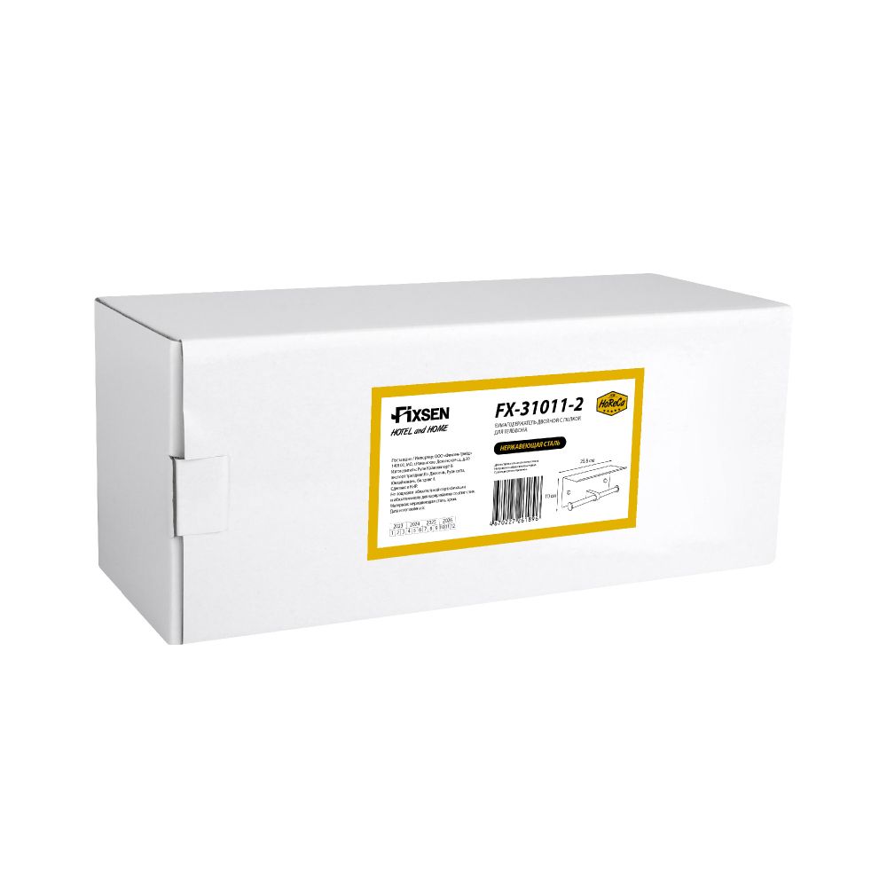 Держатель для туалетной бумаги FIXSEN HOTEL FX-31011-2, хром, артикул FX-31011-2
