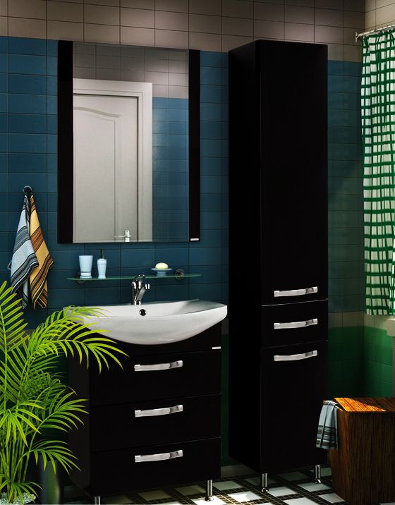 Тумба под раковину АКВАТОН АРИЯ Н 59,4 1A123401AA010 (напольная, белый глянец), шт