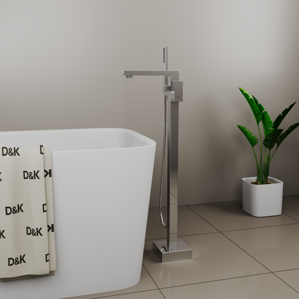 Напольный смеситель для ванны с душем D&K Bayern.Liszt (DA1516001), артикул DA1516001
